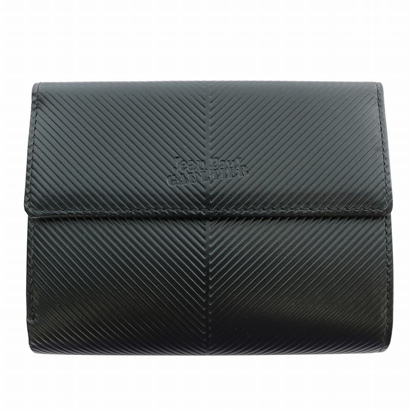 ジャンポールゴルチエ サイバー がま口 二つ折り財布 Jean-Paul GAULTIER - ゴルチエ 2つ折り財布 - がま口 化学繊維