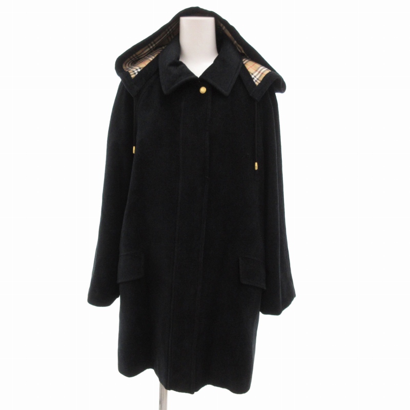 バーバリーゴルフ BURBERRY GOLF フード付きステンカラーコート ミドル