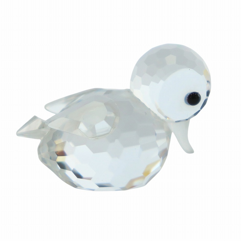 スワロフスキー SWAROVSKI アヒル スイミング クリスタル インテリア