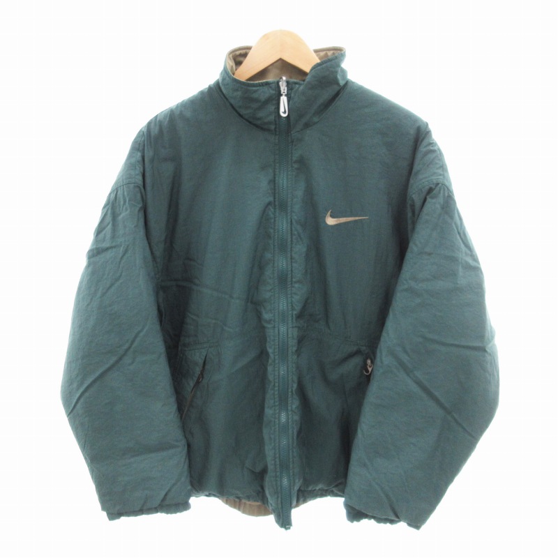 ナイキ NIKE ヴィンテージ 90s 白タグ 中綿ジャケット リバーシブル ス