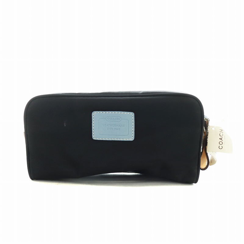 未使用品 コーチ COACH ポーチ タグ付き 小物入れ ナイロン 