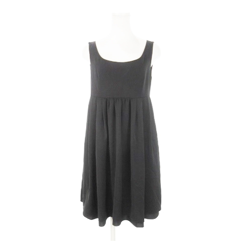 FOXEY NEW YORK　ノースリーブ　ブラック　ティアード　洗濯可 FOXEY NEW YORK ノースリーブ ブラック ティアード 洗濯可 FOXEY