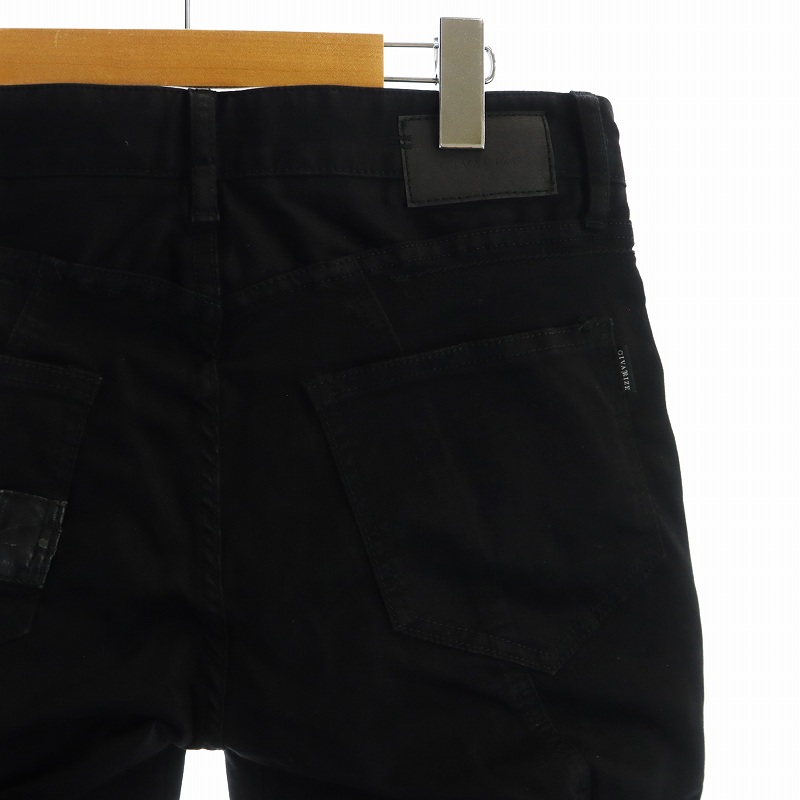 シヴァーライズ CIVARIZE スキニー パンツ ストレッチ ジップデザイン 