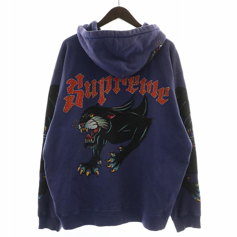 Supreme panther zip hoodie パーカー　M Supreme Panther Zip Up Hooded Sweatshirt Black Men's - SS21 - US