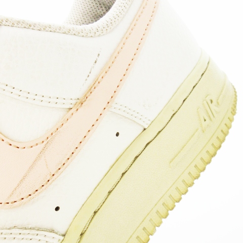 ナイキ NIKE Air Force 1 エアフォースワン スニーカー レザー 革 レースアップ ロゴ パンチング 24.0cm ピンク 315115-167 /CK2 ■GY18 レディース