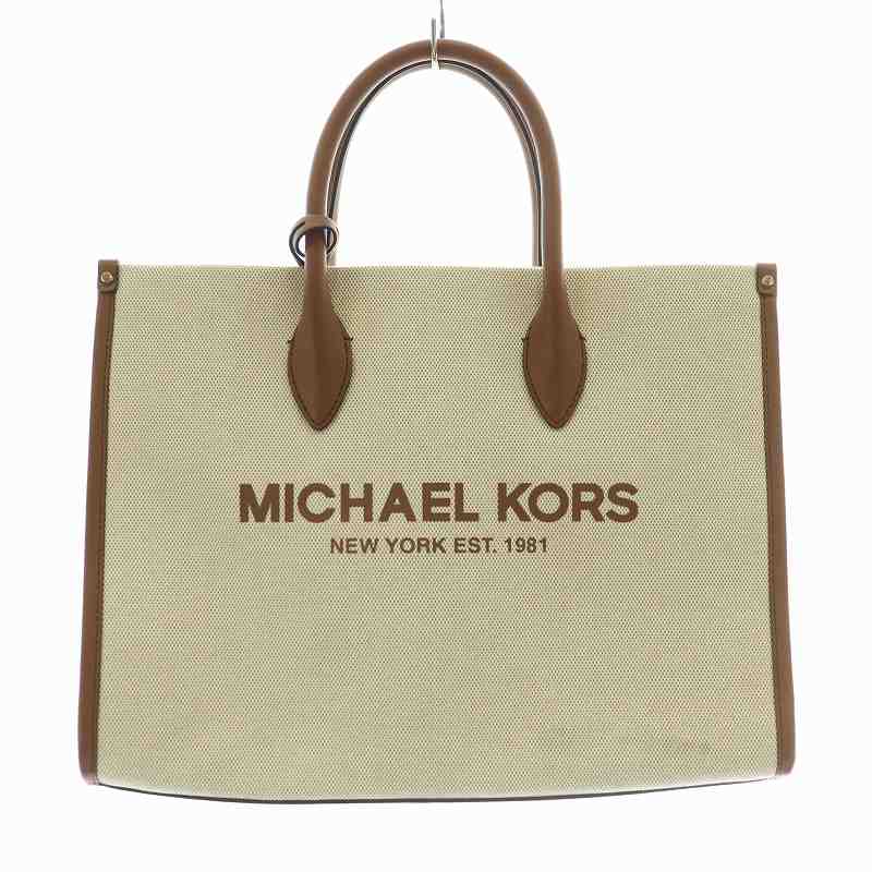 MICHAEL KORS ベージュレザートートバッグ MICHAEL KORS - 【美品】マイケルコース トートバッグ 肩掛け
