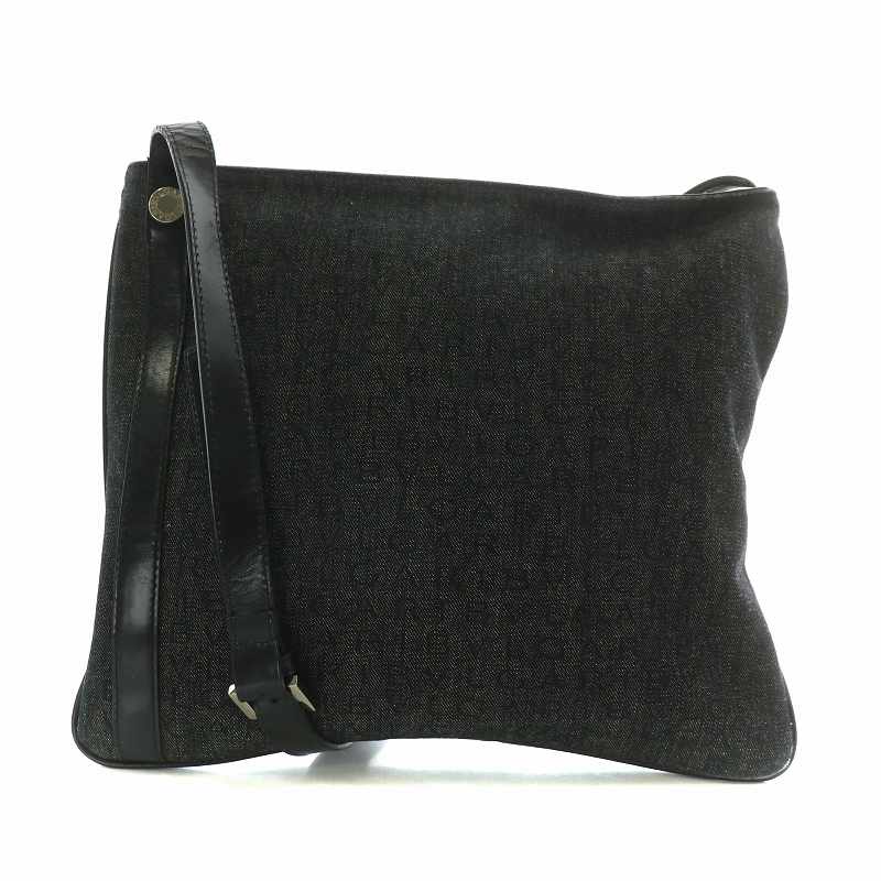 ブルガリ BVLGARI ロゴマニア ショルダー バッグ サコッシュ デニム