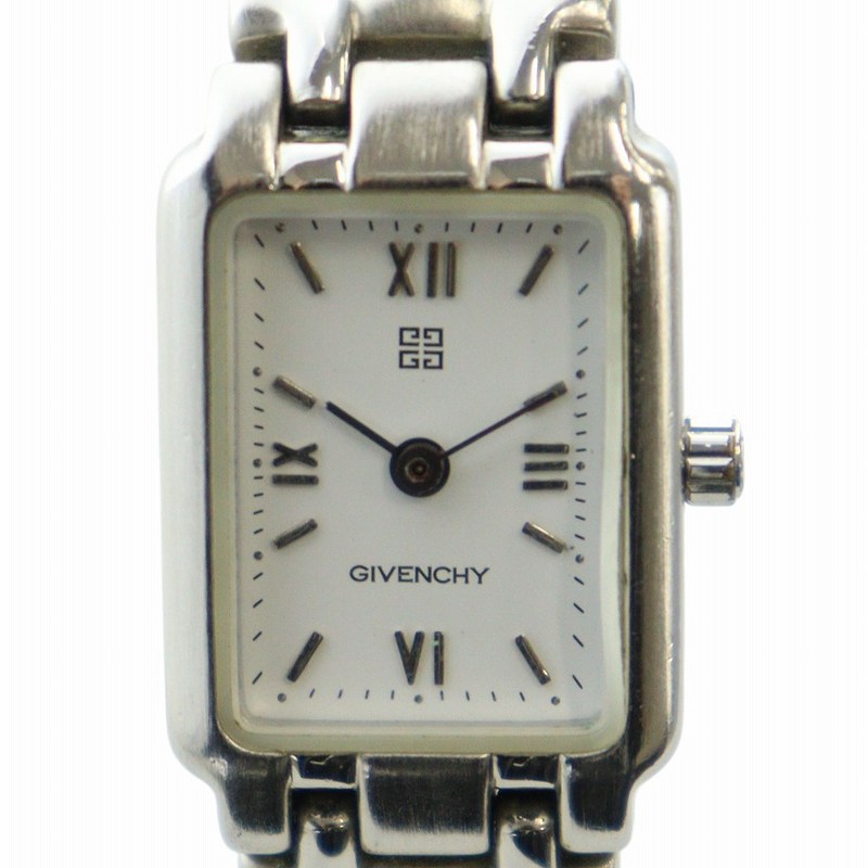 ジバンシィ GIVENCHY RC.09.XVI 腕時計 ウォッチ クォーツ スクエア 白 