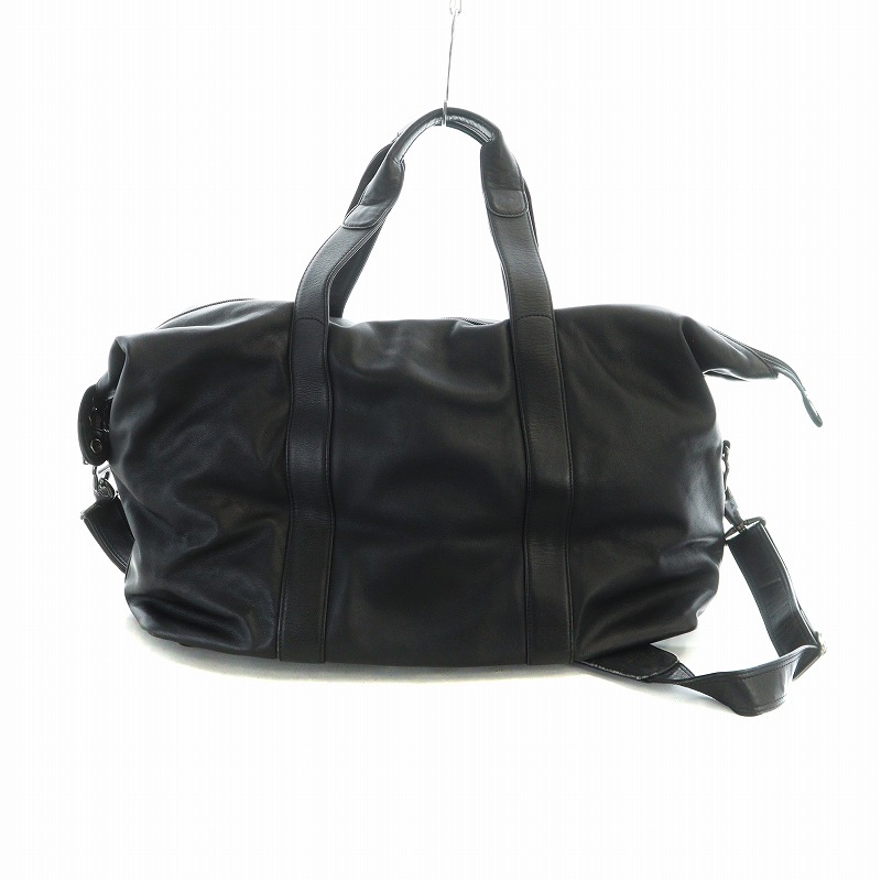 美品　トゥミ　ボストンバッグ　黒　ロゴプレート　2way　A4収納　ナイロン　x 美品 トゥミ ボストンバッグ 黒 ロゴプレート 2way A4収納 ナイロン x