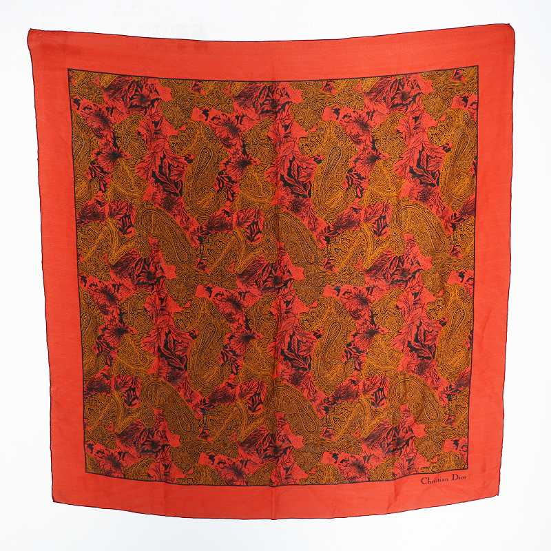 Christian Dior ペイズリー柄ストール Christian Dior ペイズリー柄 ストール - メルカリ