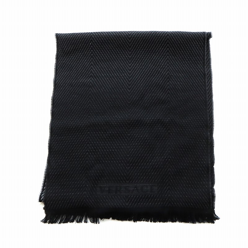 新品未使用!︎ VERSACE ヴェルサーチ メデューサ マフラー ストール ヴェルサーチ ヴェルサーチェ VERSACE マフラー ストール ロゴ