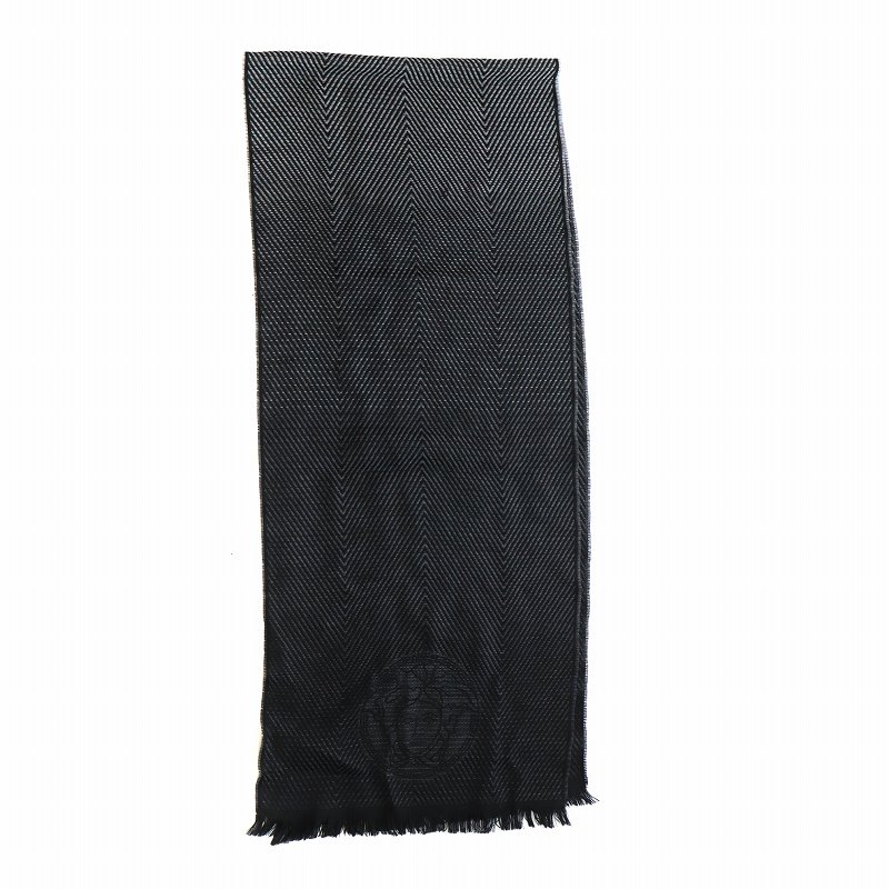 ヴェルサーチ ヴェルサーチェ VERSACE マフラー ストール ロゴ