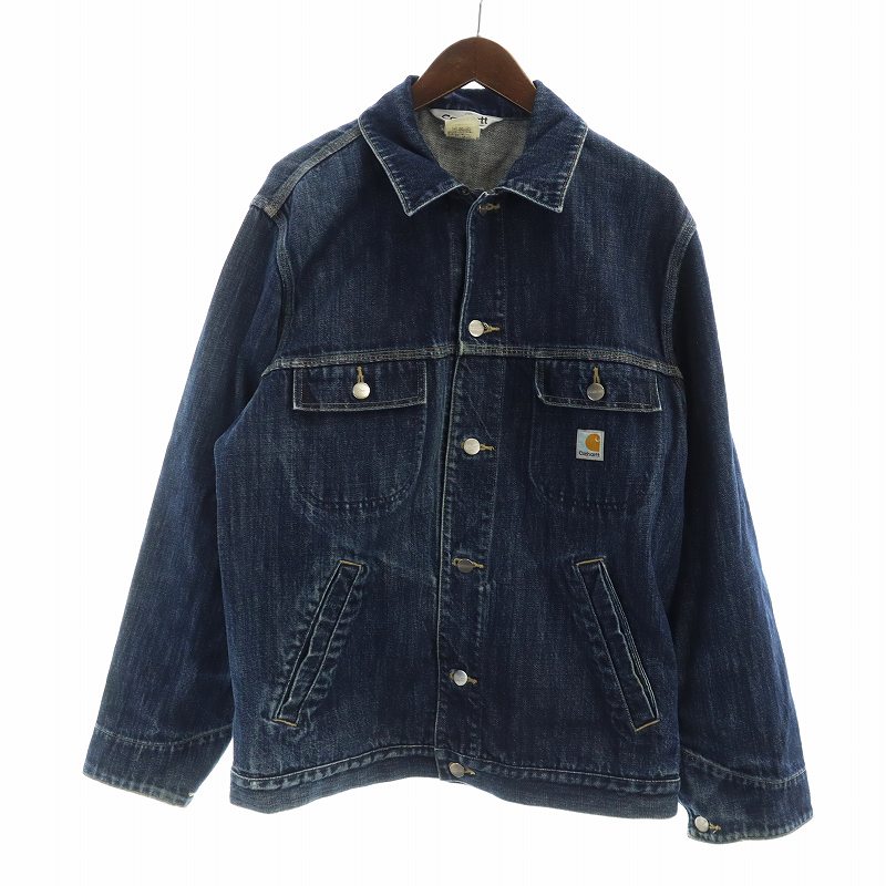カーハート カバーオール デニム ボア ジャケット carhartt 古着