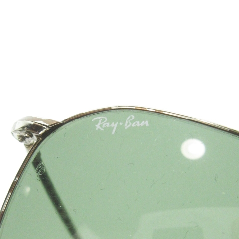 レイバン ラウンド型 サングラス グリーンレンズ レイバンサングラスラウンドメタルRB3447-002-52-S50/正規販売店