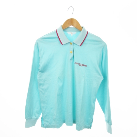 レオナールスポーツ LEONARD SPORT ポロシャツ 長袖 コットン