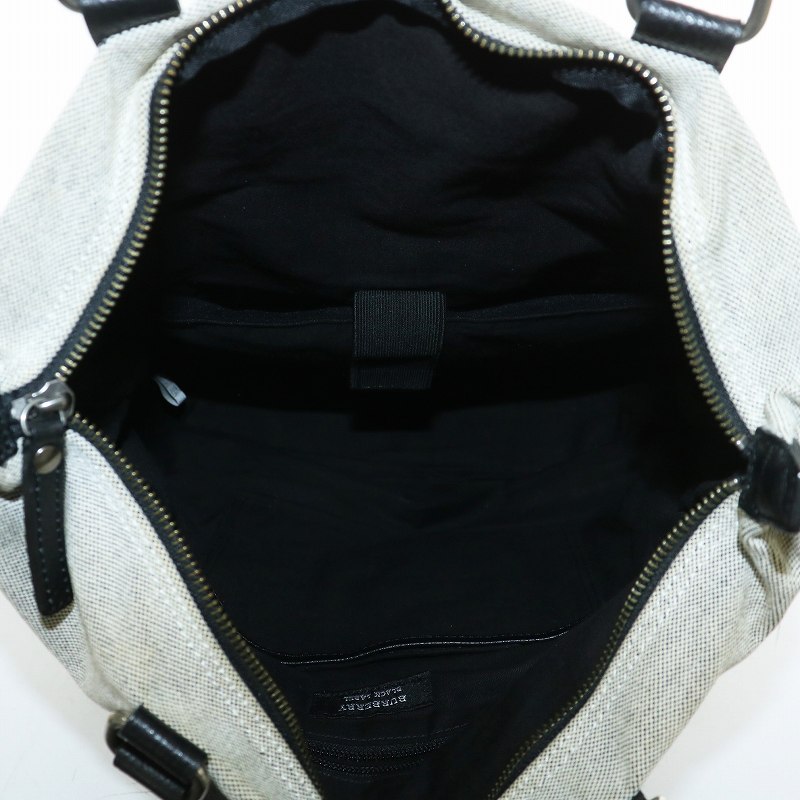 バーバリーズ トートバッグ 2way キャンバス 黒 BURBERRY バーバリー バッグ レディース ブランド トートバッグ