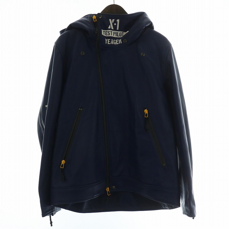 アヴィレックス AVIREX フーデッドコンバットライダース HOODED COMBAT