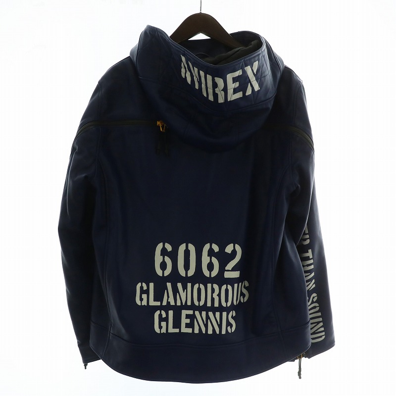AVIREX アヴィレックス フーデッド コンバット ライダース HOODED