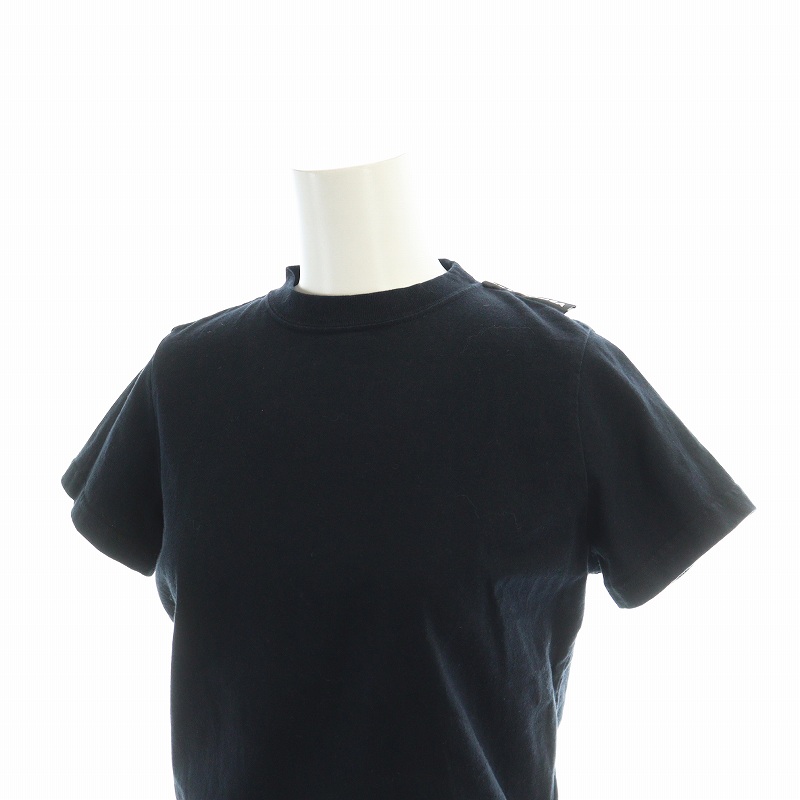 BALENCIAGA バレンシアガ 半袖 Tシャツ バックロゴ ブラック XS BALENCIAGA(バレンシアガ) 半袖Tシャツ 676589 TLVL7 ブラック