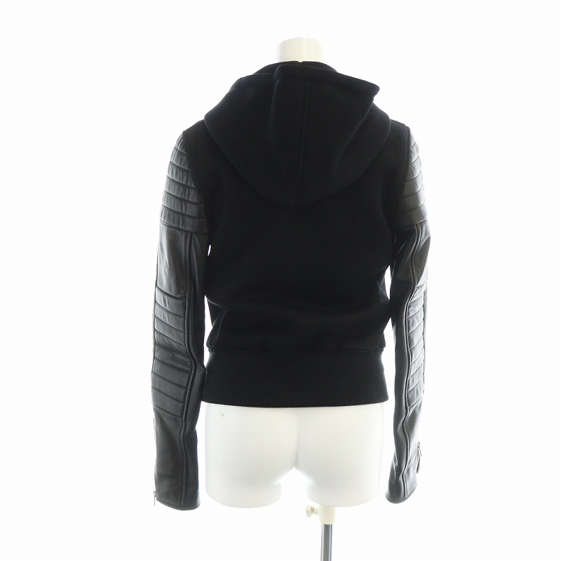 ジバンシィ GIVENCHY ライダース ジャケット フード パーカー レザー 