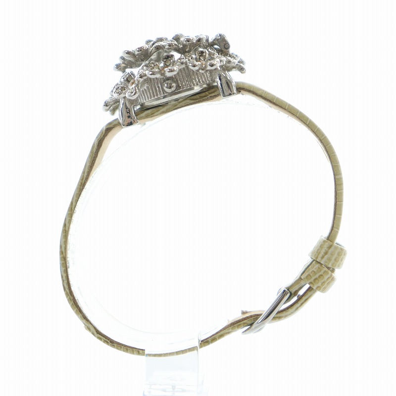 リエベ liebe 腕時計 ウォッチ クォーツ シェル文字盤 ラインストーン  