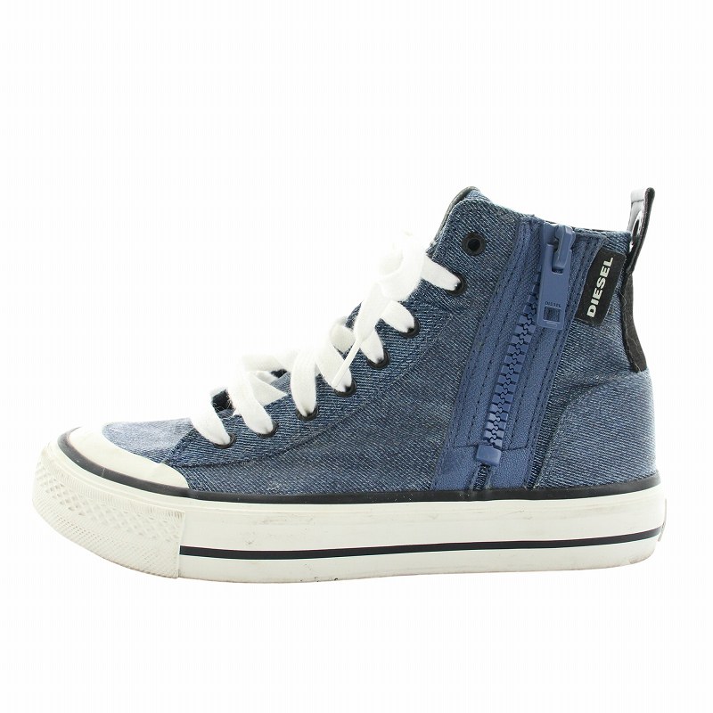 ディーゼル DIESEL スニーカー デニム ハイカット サイド