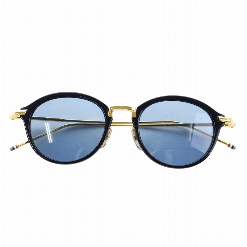 トムブラウン THOM BROWNE 眼鏡 サングラス メタルフレーム ボストン 