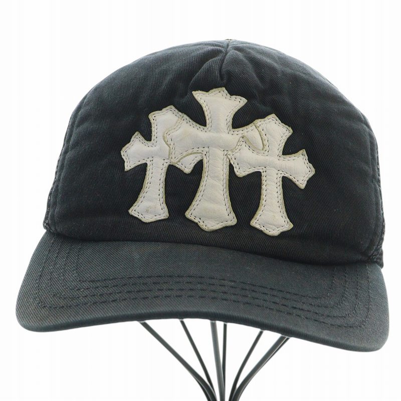 クロムハーツ)Cemetery Cross Patch Trucker Cap 31844525_61486747_322.jpg