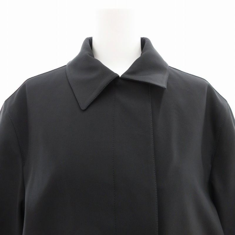 グッチ GUCCI ヴィンテージ ステンカラー コート ミドル 比翼 裏地GG柄