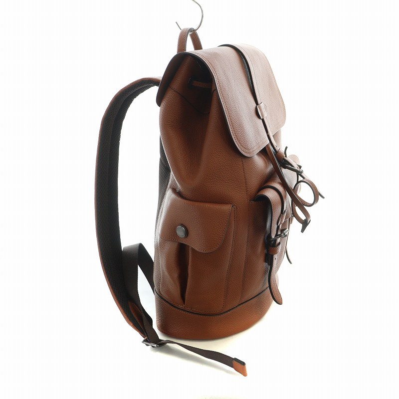 美品 コーチcoach バックパック ブラウン レザー F36811. コーチ COACH ハドソン リュックサック デイバッグ バックパック ロゴ