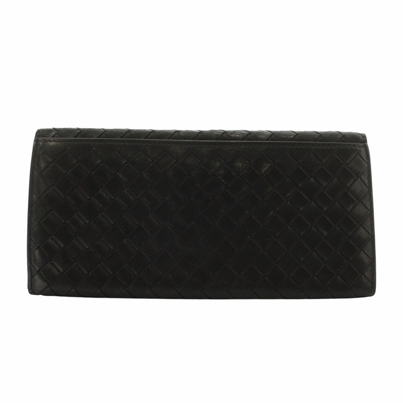ボッテガヴェネタ 黒 長財布 BOTTEGA VENETA ボッテガヴェネタ