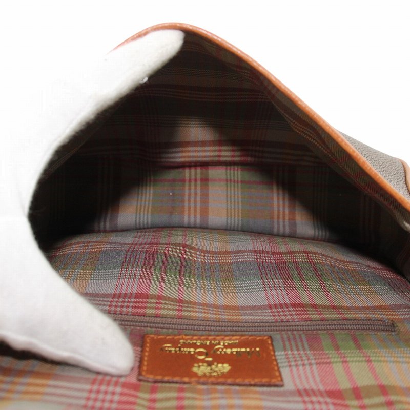 マルベリー Mulberry ショルダーバッグ PVC レザー 内側チェック柄