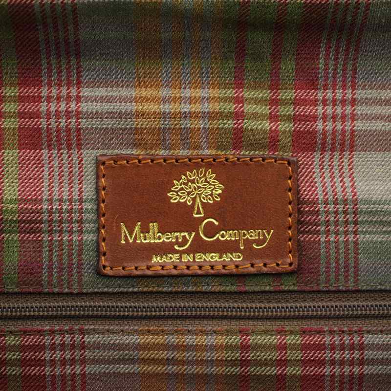 マルベリー Mulberry ショルダーバッグ PVC レザー 内側チェック柄