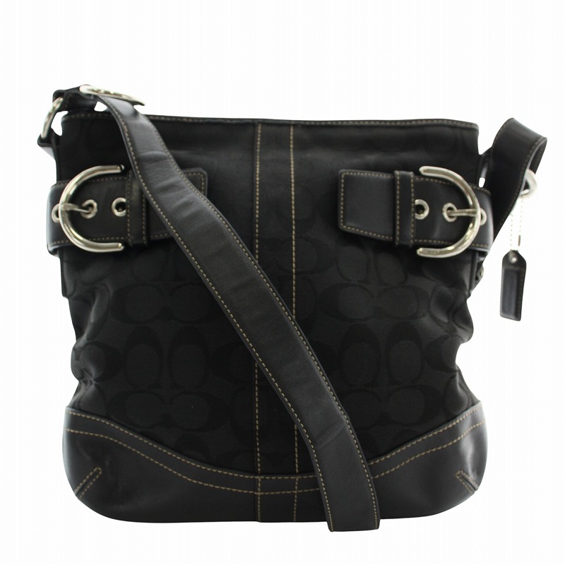 コーチ COACH ショルダーバッグ キャンバス レザー シグネチャー コーチ COACH ショルダーバッグ キャンバス レザー シグネチャー