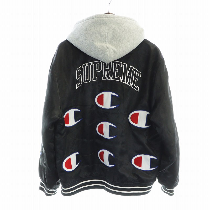 シュプリーム SUPREME チャンピオン Champion 18AW Hooded Satin 