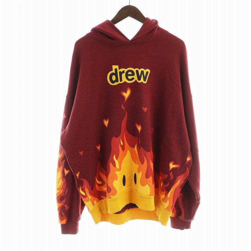 【大人気商品】drew house パーカー 赤色 Drew House Mascot Hoodie Red スウェット パーカー レッド