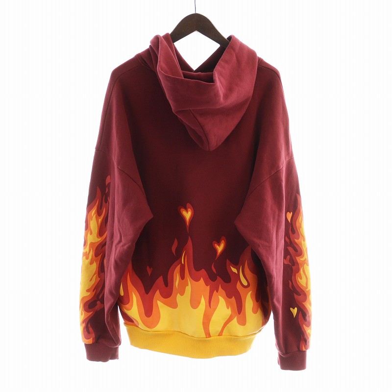 drew house(ドリューハウス) サイズ:XS 22AW FIRE HOODIE ファイアー  