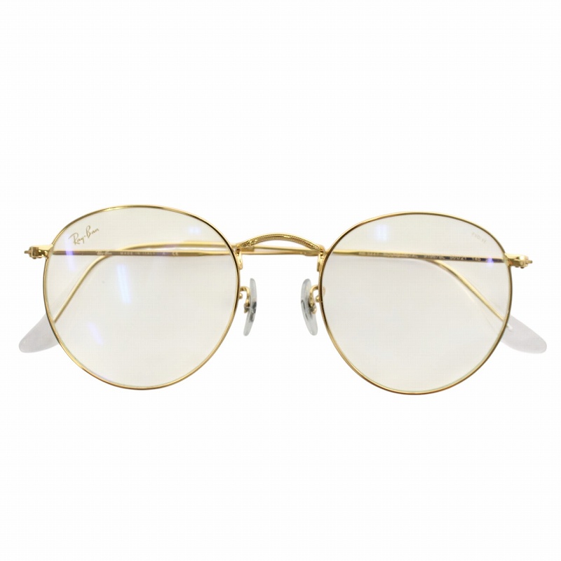 Ray-Ban サングラス ゴールドフレーム レイバン公式ストア】 Ray-Ban® ROUND METAL ROSE GOLD