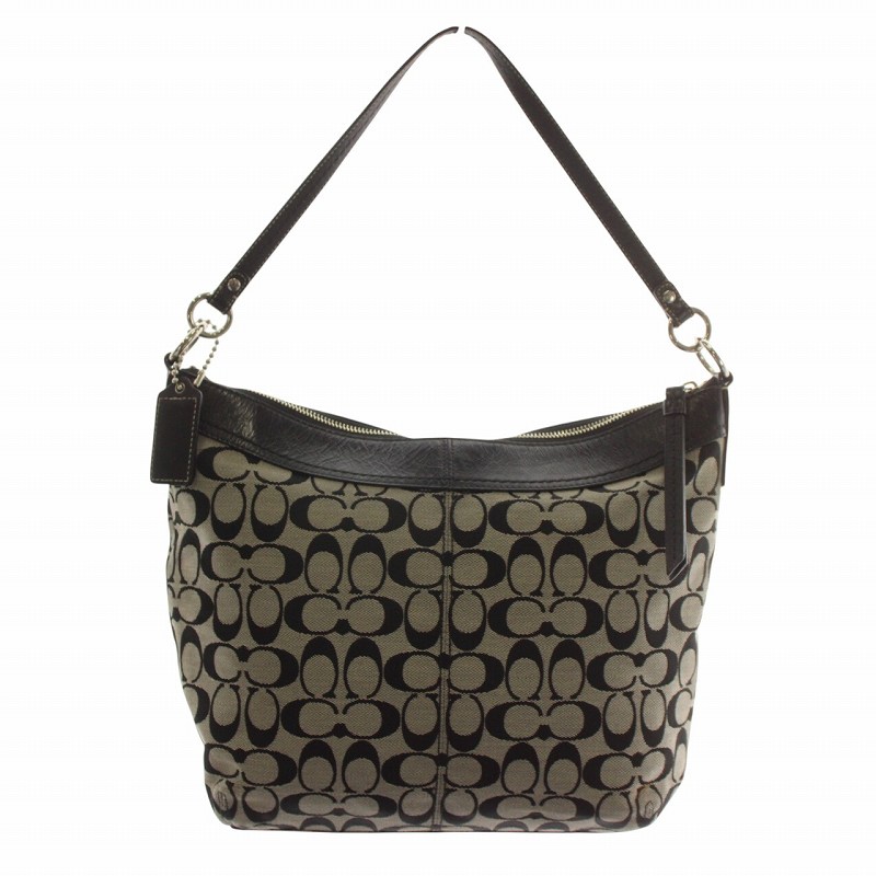 コーチ バッグ ソーホー COACH トートバッグ シグネチャー 黒 希少