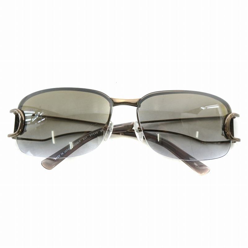 Dior 装飾付き サングラス ディオール Dior 眼鏡 サングラス メタルフレーム ハーフリム