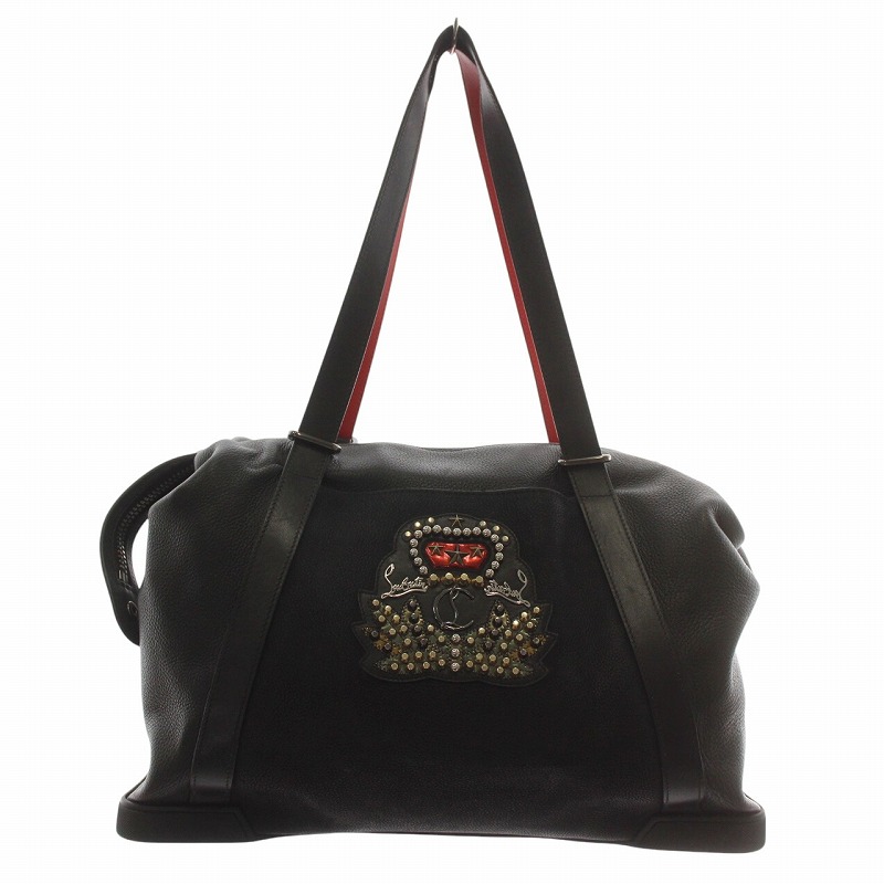 美品✨Christian Louboutin BAG DAMON ボストンバッグ クリスチャンルブタン Christian louboutin バッグデイモン BAGDAMON