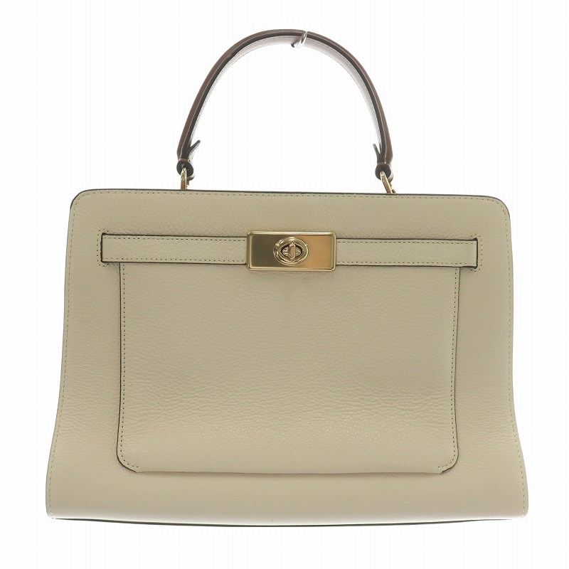 コーチ COACH レーン キャリーオール カラーブロック ハンドバッグ