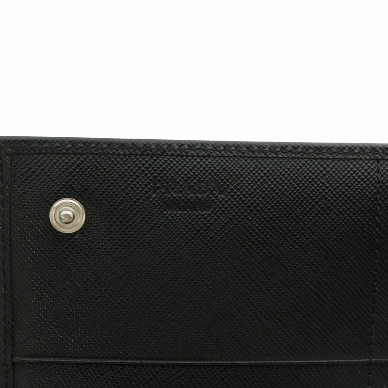 プラダ PRADA 長財布 二つ折り サフィアーノレザー ロゴ 三角