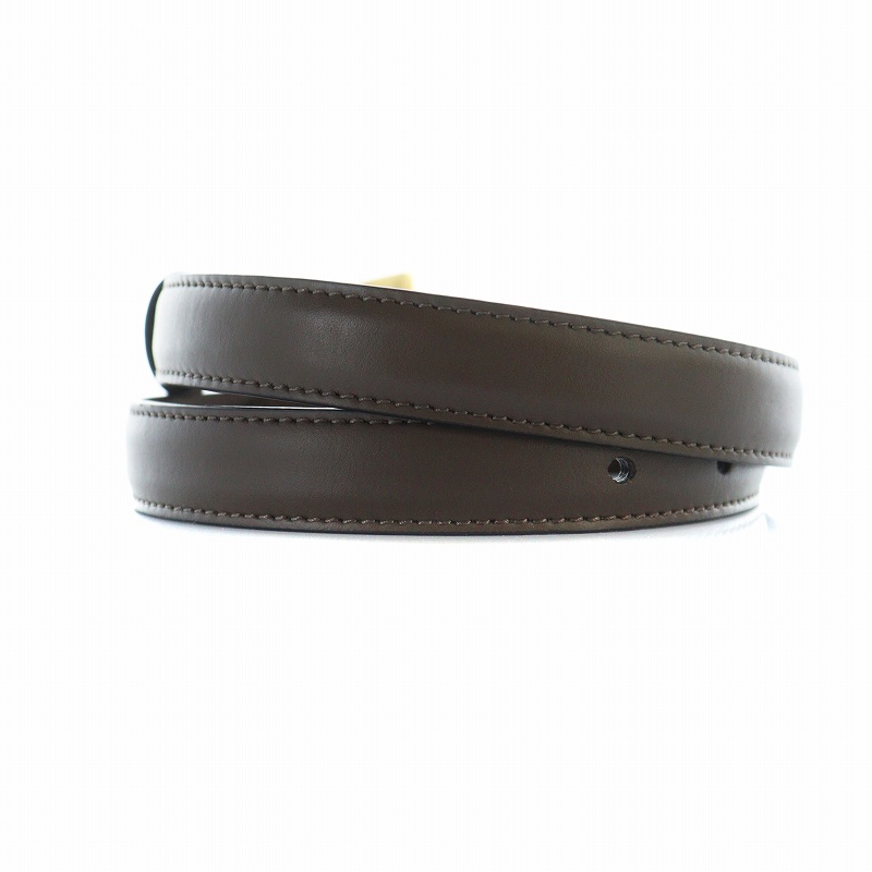 フェンディ　FENDI　ゴールドバックル 黒レザーベルト フェンディ FENDI FF BELT ベルト レザー ズッカ ロゴ バックル