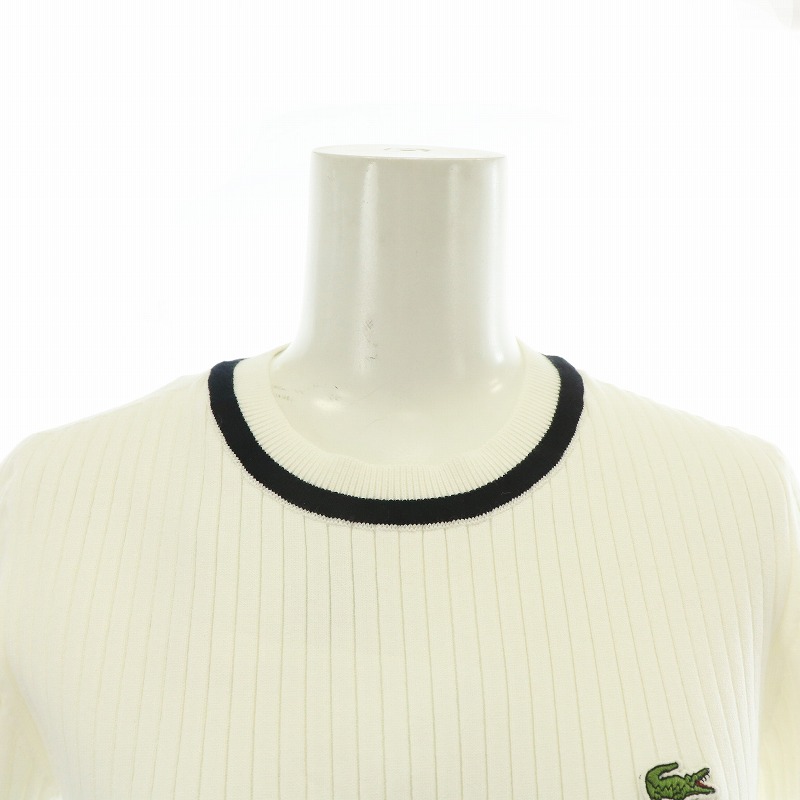 未使用品 ラコステ LACOSTE 3DニットTシャツ カットソー 半袖 未使用品 ラコステ LACOSTE 3DニットTシャツ カットソー 半袖