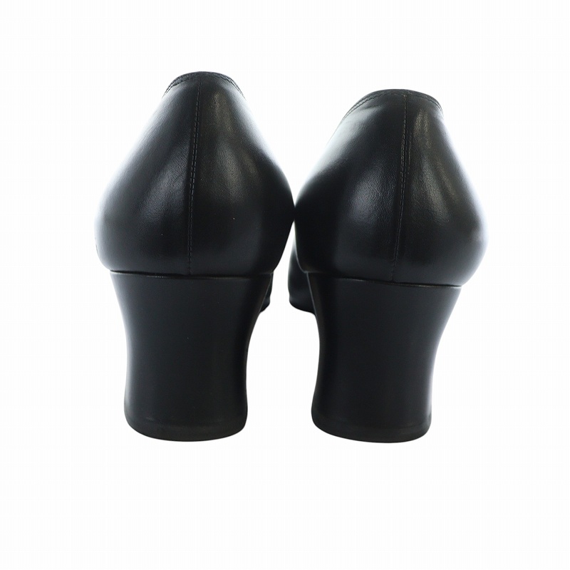 サルヴァトーレフェラガモ Salvatore Ferragamo パンプス チャンキー  