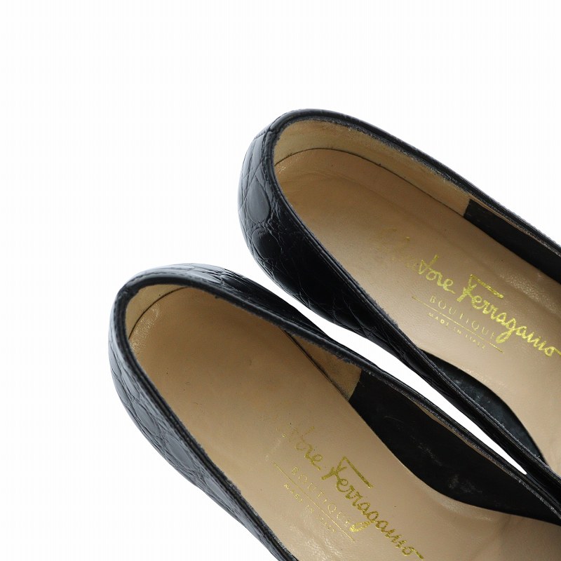 サルヴァトーレフェラガモ Salvatore Ferragamo パンプス レザー  