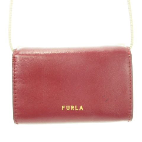 フルラ FURLA S ALLEGRA ポシェット ミニバッグ レザー 本革 アニマル 