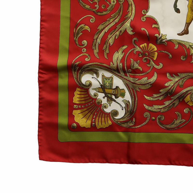 エルメス HERMES カレ90 Cheval Turc トルコの馬 大判スカーフ