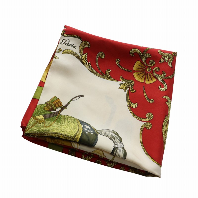 エルメス HERMES カレ90 Cheval Turc トルコの馬 大判スカーフ